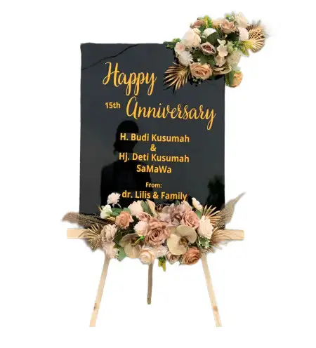 Papan Bunga Akrilik Silaberanti